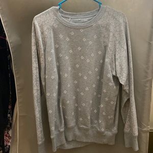 Aerie gray printed sweatshirt
